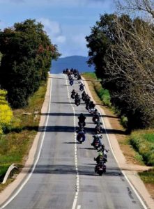 Riding to Lloret de Mar