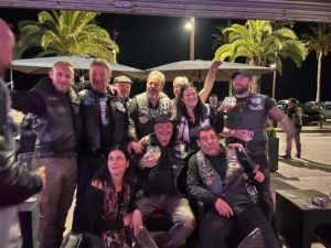 Ride to Lloret by night