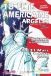 2024 Argelès-sur-Mer Fête Américaine affiche officielle