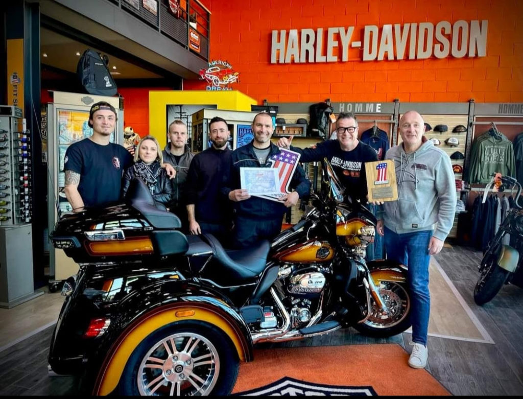 Harley-Davidson Dealer of the twin years Perpignan 66 crew